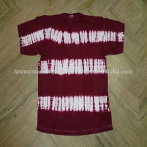 Multi colores mano Tie Dye algodón hombres camisetas para verano moda proveedor al por mayor de La India - Product Image 2