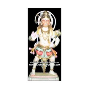 Indian Idol Hanuman <b>Statue</b> Pure Marble Hanuman - Product Image 1
