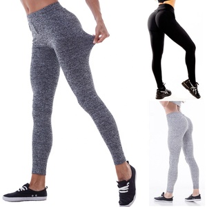 2023 sin costuras Sexy mujer algodón transpirable deporte Yoga mallas ajustadas entrenamiento cintura alta pantalones para correr Push Up - Product Image 2