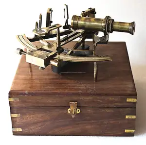 Nautische Marine Zware Duitse Werken Model Schip Sextant