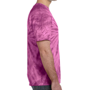 T-shirts Tie-Dye imprimés personnalisés pour hommes respirant à manches courtes 100% coton écologique séchage rapide OEM service grande taille en gros - Product Image 4