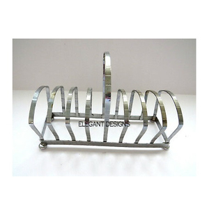 Soporte de estante para tostadas chapado en oro personalizado de lujo al por mayor accesorio de cocina hecho a mano de estilo moderno metal y acero de última calidad - Product Image 6