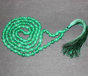 Trending Wholesale Rates Green Aventurine Jade Natural 108 Beads Long Tassel Mala Necklace Yoga Jewelry Healing <b>Crystal</b> Gift - Product Image 1