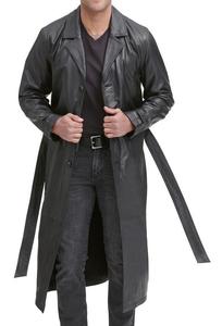 Gabardina clásica de cuero chaqueta de moto de estilo motero | Chaqueta de moda clásica de cuero real - Product Image 5