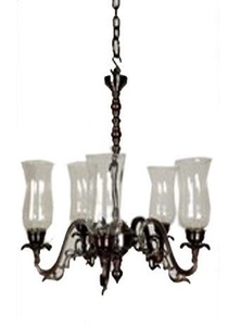 Plafonnier suspendu en métal SIX éclairages, lustre décoratif moderne - Product Image 3