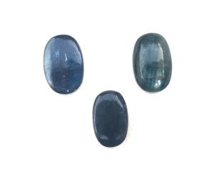 คอลเลกชันลูกปัดพลอยเทียมทรงรีสีฟ้าสำหรับทำเครื่องประดับ - Product Image 3