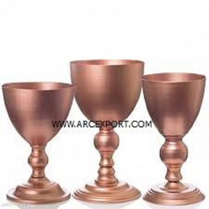 Decoración de mesa de diseño elegante, barra moderna, copa de champán, barra de Metal chapada en cobre, copa de cerveza y vino para gran oferta - Product Image 1