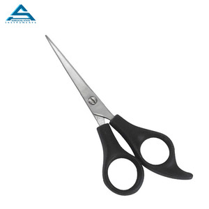 Tijeras de corte de pelo de acero inoxidable para peluquero profesional 2025 con tornillo ajustable mango rojo de Color personalizable - Product Image 5