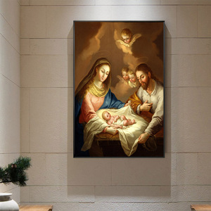 Vendita calda classica 3D lenticolare religioso pittura a olio <span class=keywords><strong>Gesù</strong></span> <span class=keywords><strong>Cristo</strong></span> su tela con Base elegante - Product Image 2