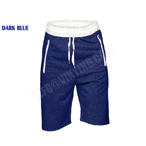 กางเกงขาสั้นลำลองผู้ชายสำหรับฤดูร้อน สกรีนโลโก้ได้ กางเกงวอร์มออกกำลังกาย กางเกงจ็อกเกอร์ขาสั้นสำหรับฟิตเนส มีกระเป๋าซิป ความยาวระดับเข่า - Product Image 4