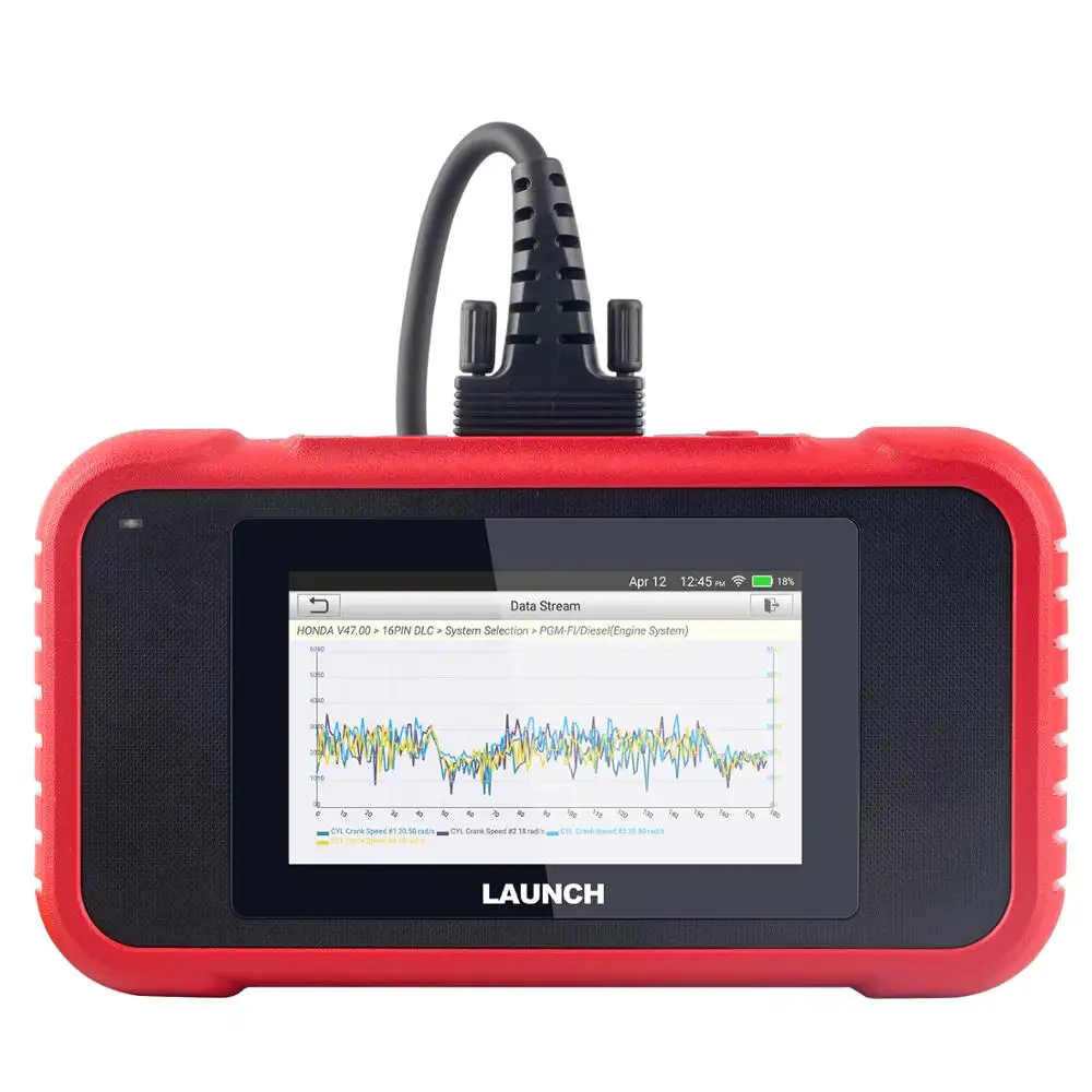 カースキャナー発売CRP123EV2.0は、エンジンABSエアバッグSRSおよびトランスミッションシステムOBD2機能のシステム診断をサポートします