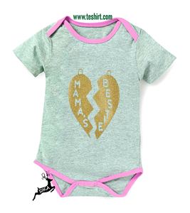 Combinaison pour nouveau-né, bébé fille, à volants, Noël, combinaison de Père Noël, coton biologique teint naturellement, vêtements pour bébé en ligne - Product Image 4