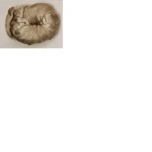 Muga Silk Sliver Tops en colores dorados naturales Patrón teñido Tiendas de fibra de hilo para hilanderos Tejedores - Product Image 1