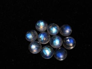 Venta al por mayor IGI certificado 8mm Arco Iris Natural piedra lunar alta calidad azul alto calor joyería AAA Rosa rojo piedras preciosas sueltas - Product Image 2