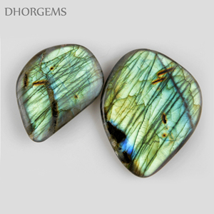 Gema de labradorita de fuego verde y amarillo, piedra labradorita de fuego múltiple, GEMA de labradorita, lote de gemas al por mayor - Product Image 1