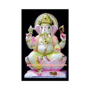 Religious Marble Ganesha Statue - Product Image 1