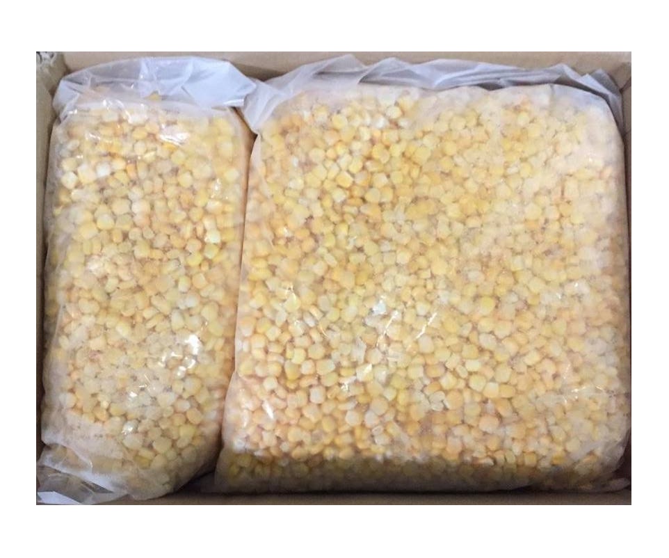 IQF frozen sweet corn cob kernels