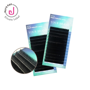 OEM personalizado volumen Flare prefabricados abanicos de pestañas hechas a mano 3D 4D 5D 6D pelo sintético - Product Image 1