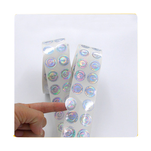 China precio de fabrica nueva costumbre rollo adhesivo etiquetas de seguridad void tamper anti - Fake holograma etiquetas etique - Product Image 2