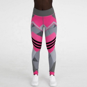 Nouveau pantalon de sport tricoté respirant Unique pantalon de course Pro à compression taille moyenne avec logo personnalisable - Product Image 3