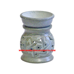Brûleurs d'huile aromatique en pierre grise - Product Image 1