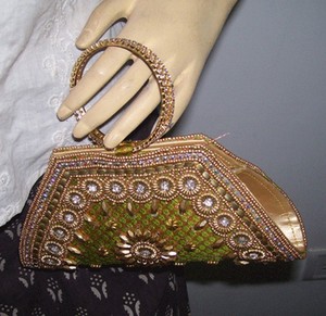 Embroidered Luxury handbags & <b>Clutch</b> for Women Triangle <b>Wedding</b> <b>Clutch</b> Bridal <b>Clutch</b> Bags - Product Image 4