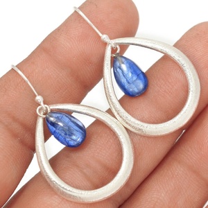 925เงินสเตอร์ลิงต่างหูห้อยต่างหูเงินที่เป็นของแข็งเครื่องประดับที่ทำด้วยมือสำหรับผู้หญิง - Product Image 5