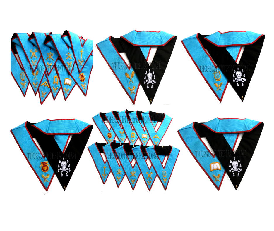 Masonic Regalia French rite officer Collar I Masonic Regalia
