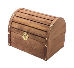 Boîte ronde en bois Belle boîte en bois décorative pour le stockage de bijoux pour la boîte de décoration à la maison - Product Image 1