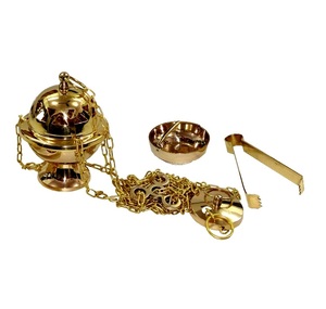 Incense <b>Burner</b> with Chain MAXERY Essential <b>Oil</b> <b>Burner</b> Innovative Grey Black Aromatherapy Diffuser Essential <b>Oil</b> - Product Image 1