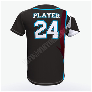 Venta al por mayor del OEM diseño personalizado sublimación impresa 100% poliéster uniformes de béisbol deportes de equipo - Product Image 5