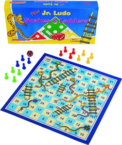 Équipement de jeu d'intérieur Jeu de Ludo et Serpents et Échelles Utilisation à domicile - Product Image 1
