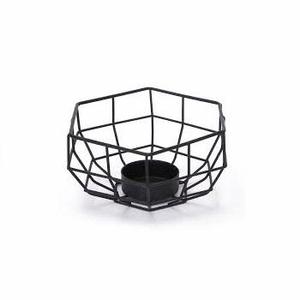 Support de bougie votive rond économique en métal simple fait à la main pour chandelier décoratif à la maison pour Noël - Product Image 2