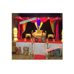 อุปกรณ์ตกแต่งสำหรับงานแต่งงานแบบชาวเอเชียเวทีการต้อนรับดีไซน์ใหม่เวทีงานแต่งงานจากสหรัฐอเมริกา - Product Image 1