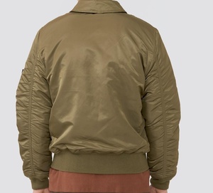 Blouson de vol coupe cintrée pour homme, blouson de motard bombardier MA1, classique, vente en gros, pour homme - Product Image 6