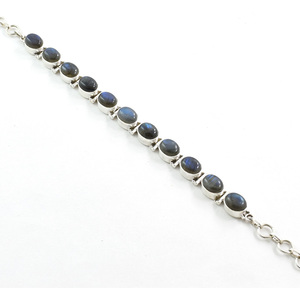 925 bracelet en argent labradorite pour femmes, élégant, fait à la main - Product Image 2