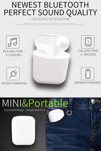 2018 Giá Rẻ stereo tai nghe không dây tws i9s tai nghe nhỏ tai nghe với mic phí hộp - Product Image 3