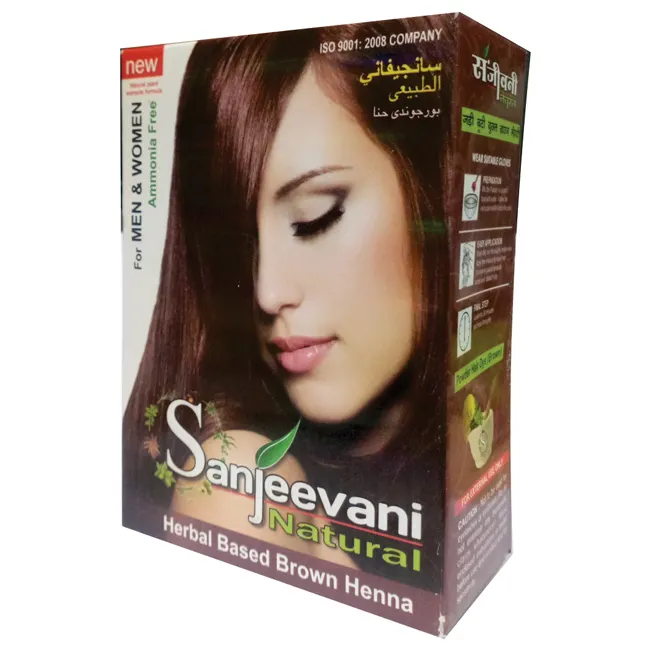 Tintura para cabelo de henna, tintura herbal para cabelo sojat henna, sem ammonia, do melhor fabricante