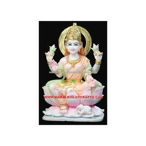 white Marble Laxmi statue Marble Laxmi Statue - Product Image 1
