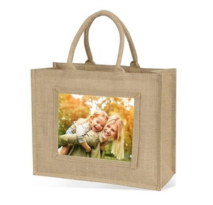 ถุงช้อปปิ้งปอกระเจาถุงปอกระเจาพิมพ์ลายออกแบบได้ตามต้องการ - Product Image 4