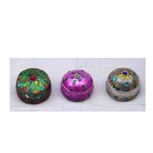 Pastillero de mosaico multicolor de alta calidad disponible en todos los colores y tamaños L pastillero pequeño de metal - Product Image 4