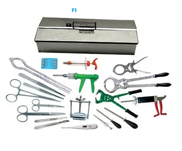 Kit veterinario de campo, fabricación en sialkot