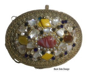 Women Vintage Purse For <b>Wedding</b> Partyware Anniversary High Quality Metal <b>Clutch</b> Bags with Stones Wholesale Designer Handbags - Product Image 2