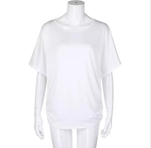 Nouvelle collection de t-shirts à col rond solides à la mode pour femmes du Bangladesh en tissu tricoté Style formel élégant - Product Image 3