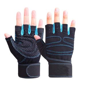 Workout Glove <b>Set</b>, Open Finger, Wrist Support <b>for</b> Men and <b>Women</b>, Textured Non-Slip Grip <b>for</b> Sports, Lifting <b>Weights</b>, Gym Fitness - Product Image 1