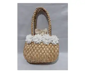 Embroidery Handmade Straw Bags Flowers (Ms.Sandy 84587176063 Whatsapp) 99 Gold Data
