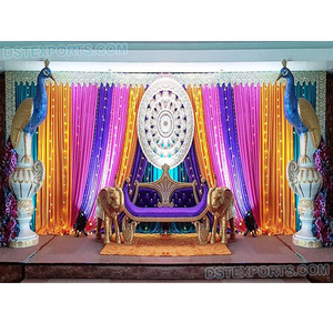 Punjabi Mehandi Sangeet เวทีงานแต่งงานสีสันสดใส - Product Image 1