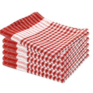 Toallas de cocina de golf de la India Toalla de cocina de gofres a rayas vintage Toalla de cocina de algodón ecológica al precio más barato - Product Image 3