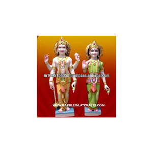 Estatuas de los Dioses Vishnu y Laxmi - Product Image 1