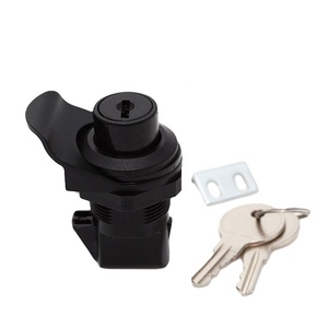 Loquet de porte de coffre à gants de moto en plastique noir à action par pression LM-7530, Bunnings - Product Image 6